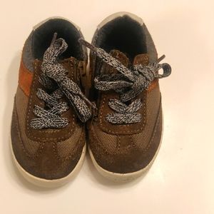 Zara front side zipper and tie baby boy infant size 19